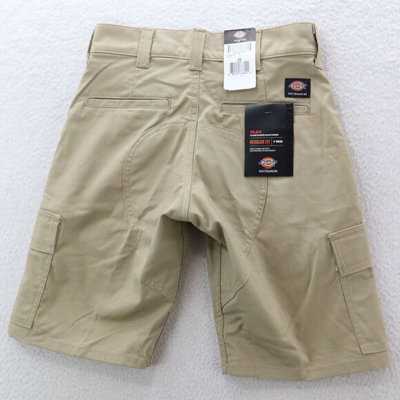 Dickies Cargo Shorts Men's 28 Khaki Skateboarding Flex Regular Fit Ripstop Tuff - Picture 5 of 9